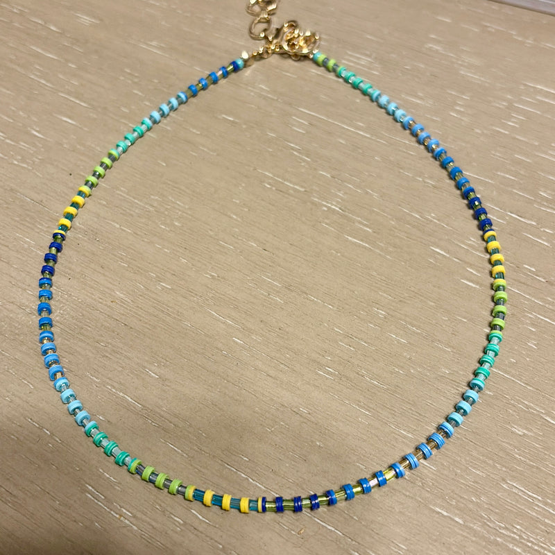 NEON GREEK HOUR  | BLUE AND YELLOW