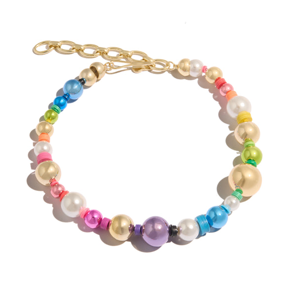 Big Baller Pearl and Bead Necklace | Multi