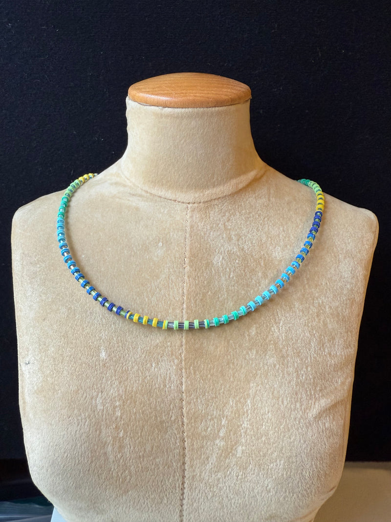 NEON GREEK HOUR  | BLUE AND YELLOW