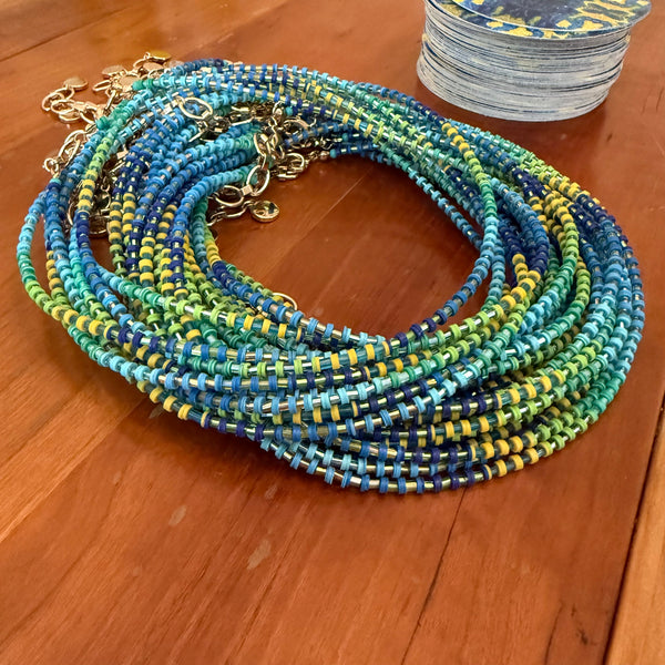 NEON GREEK HOUR  | BLUE AND YELLOW