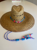 Lifeguard Hat | Blue & Pink