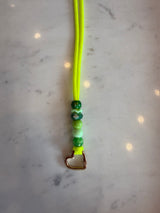 Custom Paracord Glasses Holder | Chartreuse