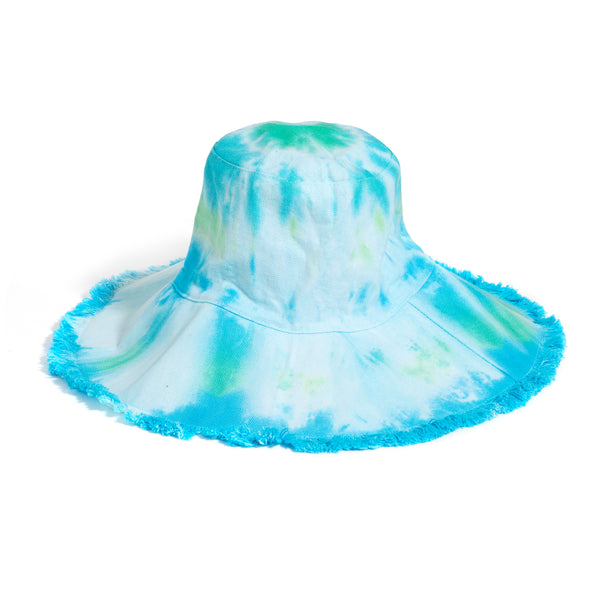 Elsie Frieda X Hat Attack I Packable Canvas Sun Hat I Blue Lagoon