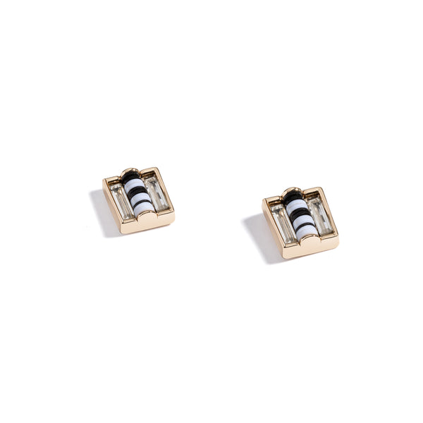 Hollywood Stud Earrings | Double Vision
