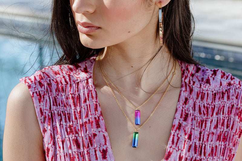 Sell Out Pendant | Green & Blue Ombre