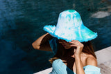 Elsie Frieda X Hat Attack I Packable Canvas Sun Hat I Blue Lagoon